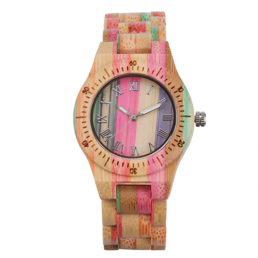 Candy Color Wooden Watch