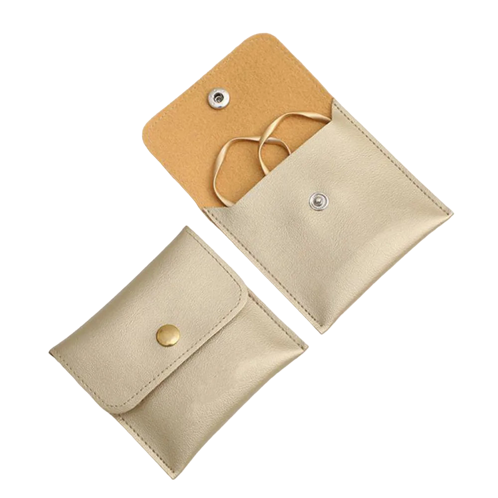 Leather Travel Jewelry Pouch