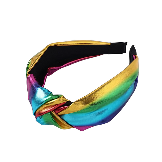 Rainbowlicious Front Knot Headband