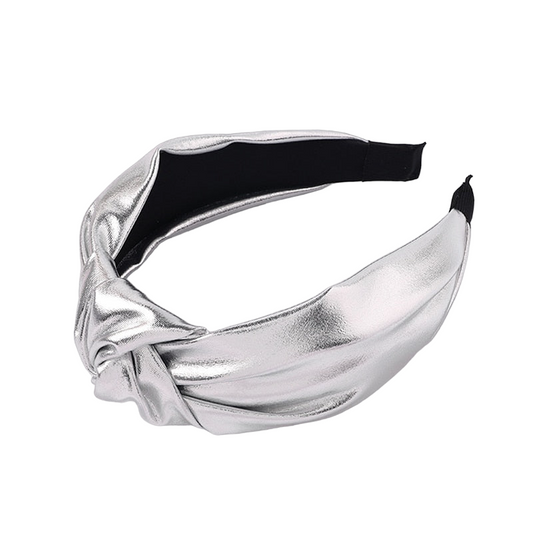 Sterling Silver Front Knot Headband