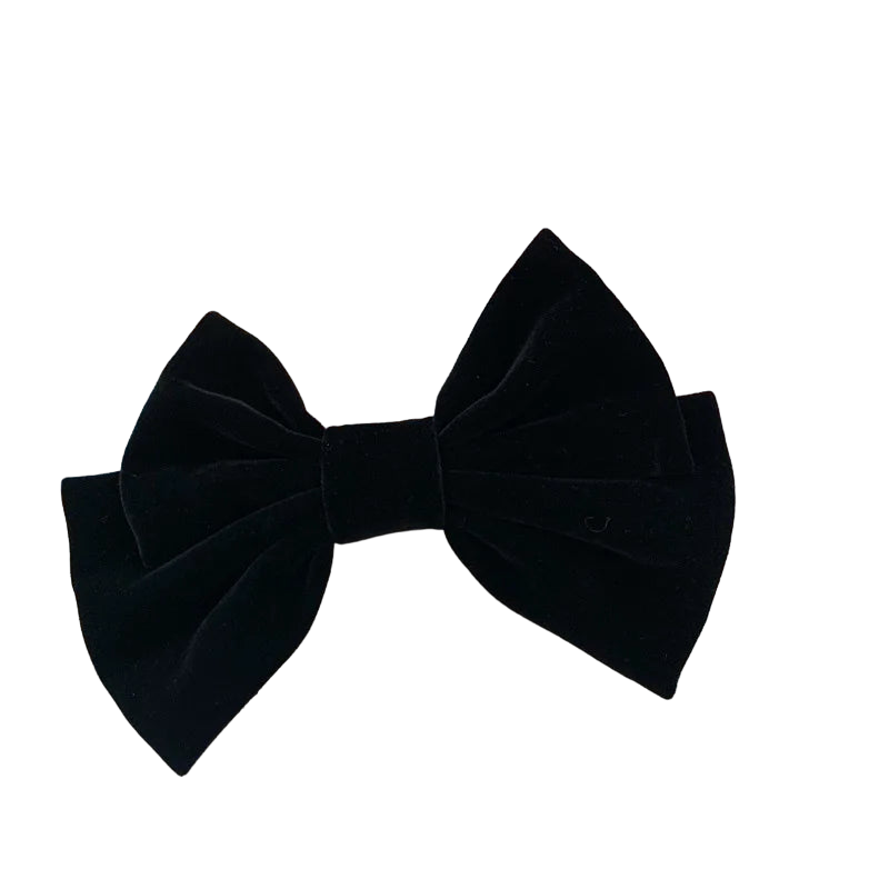 Large Velvet Bow Knot Hair Clip