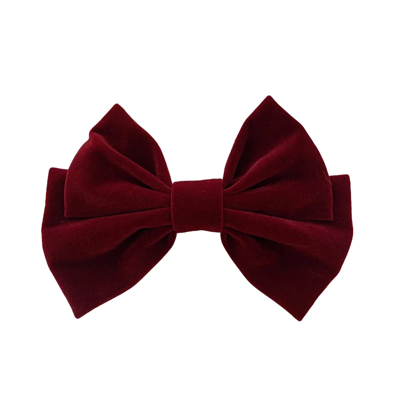 Large Velvet Bow Knot Hair Clip