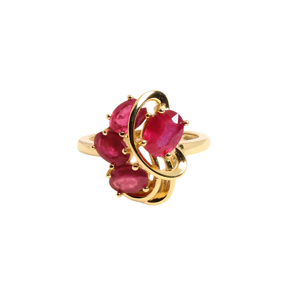 Ruby Cluster Ring