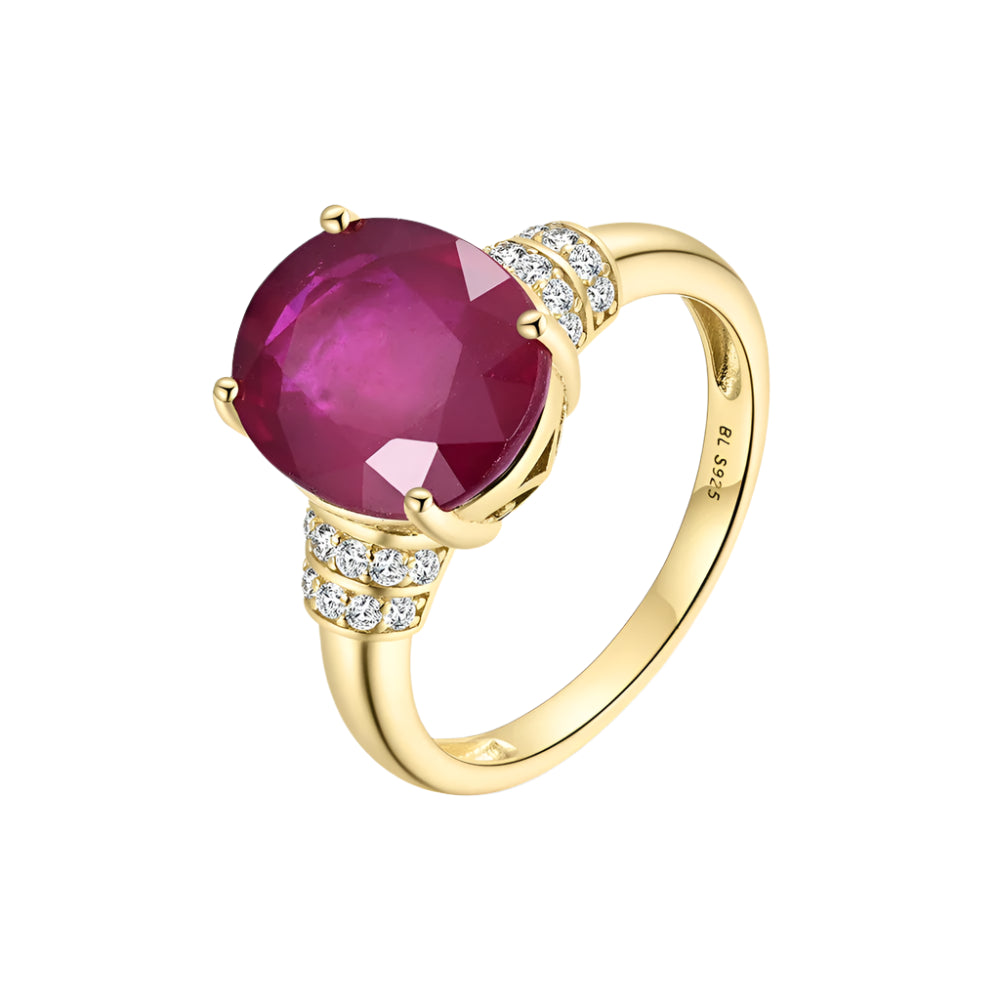 Ruby Oval Ring