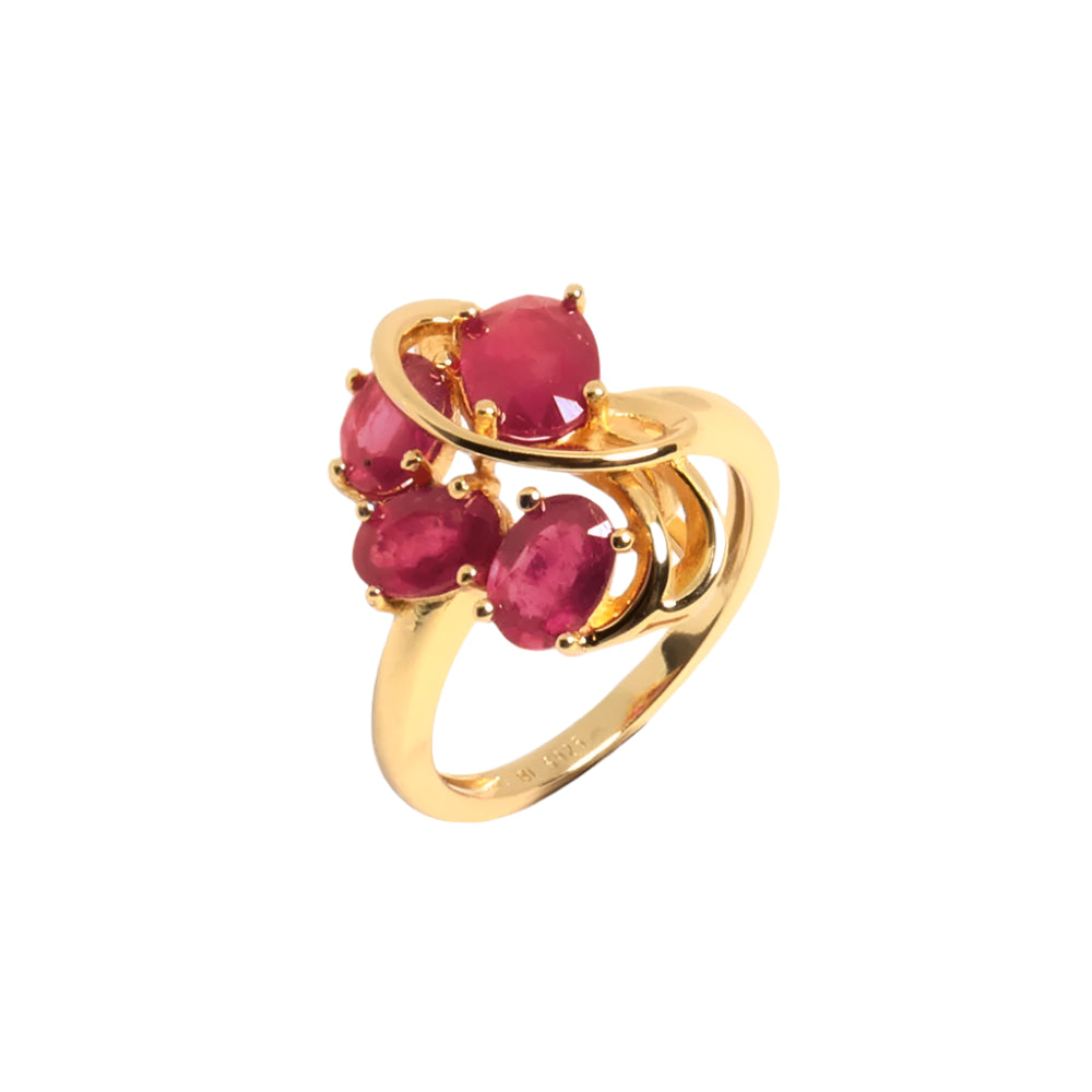 Ruby Cluster Ring