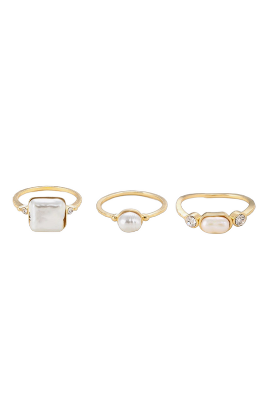 Evolve Pearl Ring Collection